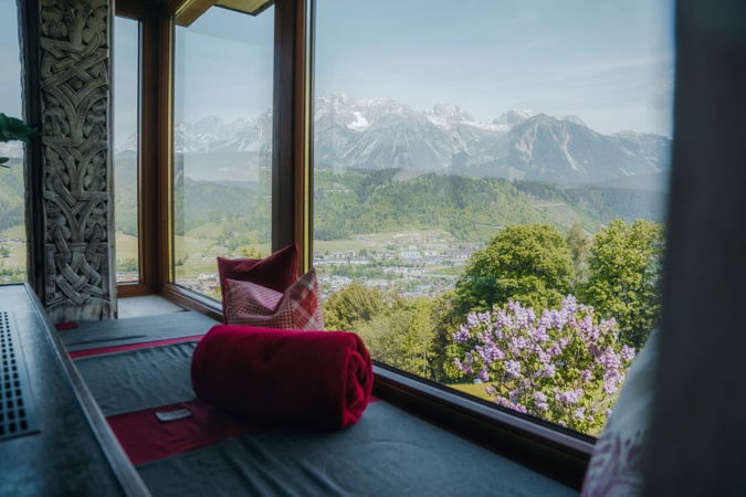 Frühstückstisch mit Aussicht